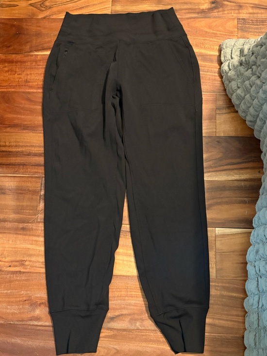 Athleta Pants - Black Athletic Joggers Womens M High Rise Stretch Tapered Lounge Pants (1278)